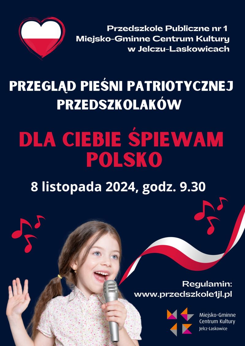 PLAKAT   II Przegląd Pieśni Patriotycznej M